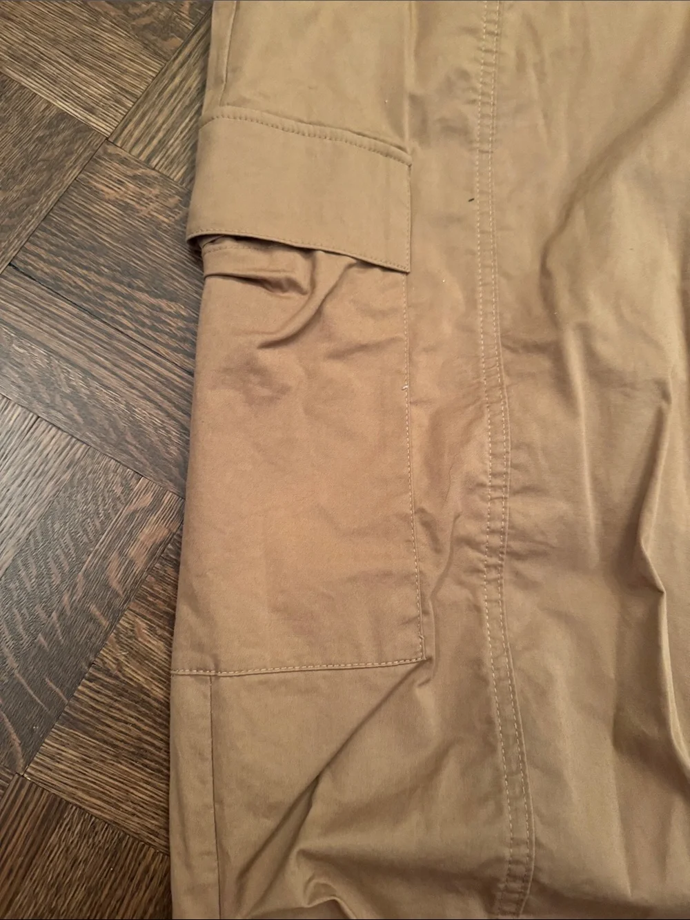 Zara Tan Cargo Jogger Pants size XS - Picture 4 of 7